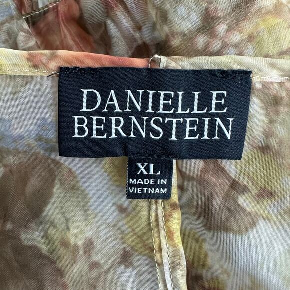 Danielle Bernstein WeWoreWhat SHEER Puff Sleeve Tiered Mini Dress Size XL - Picture 7 of 7